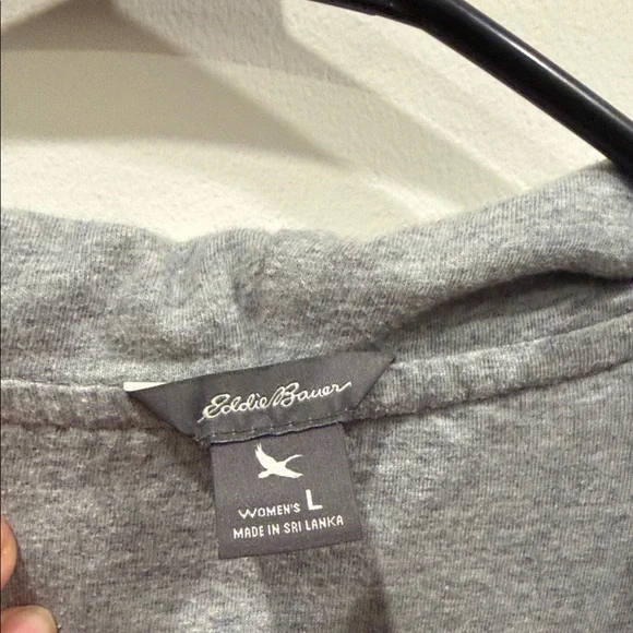 Eddie Bauer Heather Gray Women's Hoodie - Picture 2 of 3